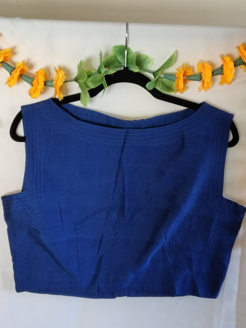 Stunning Handwove NWT Handwoven Cropped Top from Barefoot Shop Sri Lanka - Large